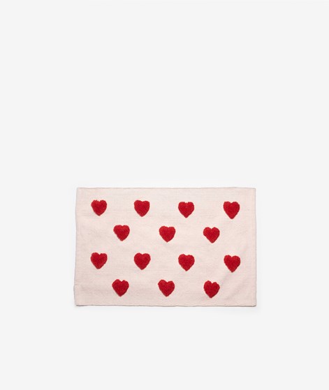 YUKU Badematte Hearts 55x85 cm