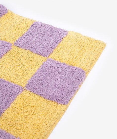 YUKU Badematte Check lilac 55x85 cm