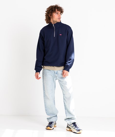 LEVIS_CZ Original Hm 1/4 Zip Sweater Bla