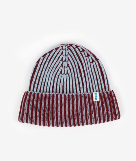 KAUF DICH GLCKLICH Mtze Bordeaux Blau