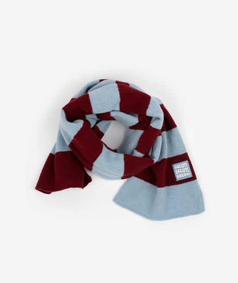 KAUF DICH GLCKLICH Schal Bordeaux Hellblau