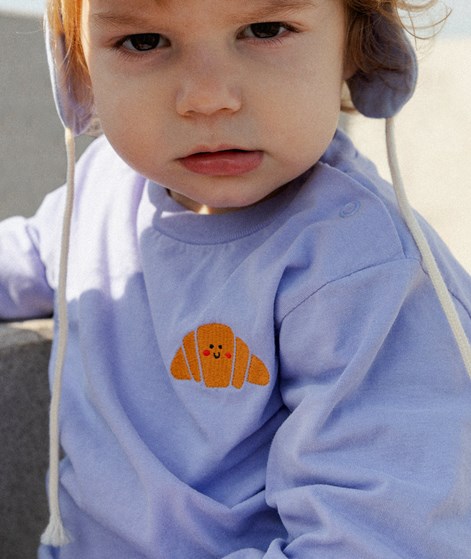 KAUF DICH GLCKLICH KIDS Longsleeve Lila aus Bio-Baumwolle