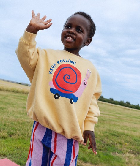 KAUF DICH GLCKLICH KIDS Sweater Snail aus Bio-Baumwolle