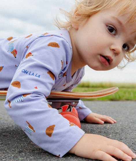 KAUF DICH GLCKLICH KIDS Body Lila aus Bio-Baumwolle