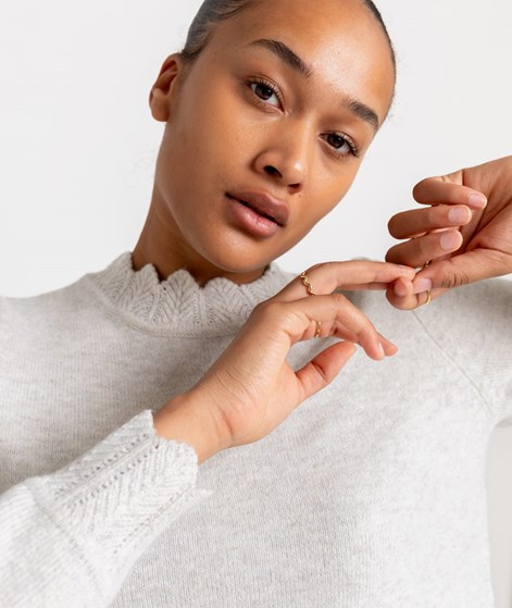 VILA VINikolina O-Neck Pullover Grau