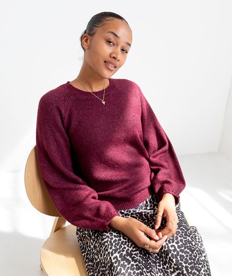 VILA VISapna O-Neck Pullover Rot