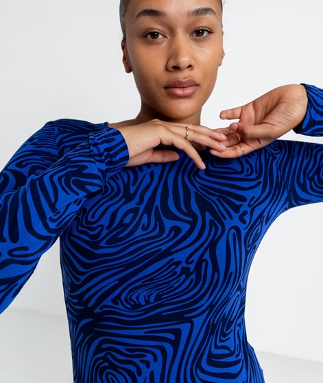KAUF DICH GLCKLICH Longsleeve Abstrakt gemustert aus Viskose (LENZING™ ECOVERO™)