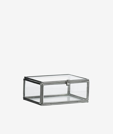 MADAM STOLTZ Rechteckige Glas Box farblo