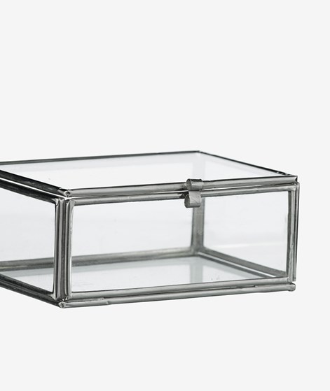 MADAM STOLTZ Rechteckige Glas Box farblo