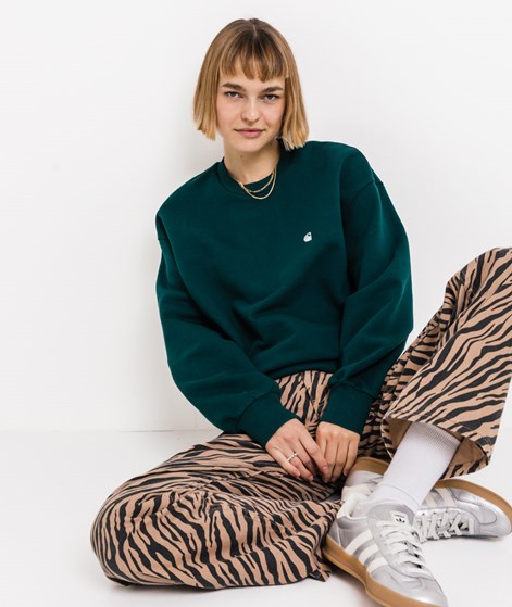 CARHARTT WIP W Casey Sweater Dunkelgrn