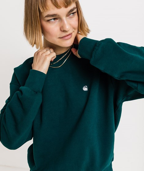 CARHARTT WIP W Casey Sweater Dunkelgrn