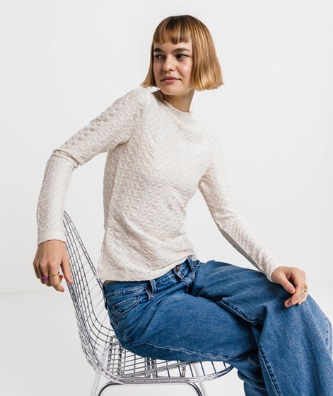VILA VISagara Longsleeve Cremewei