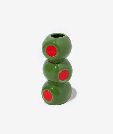 DOIY Olivia Vase  Grn