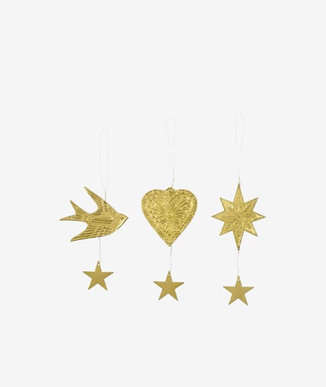 HOUSE DOCTOR HDBird,Star,Heart Ornament
