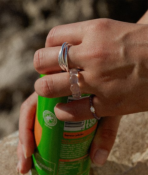 KAUF DICH GLCKLICH Verwobene Ringe Silber