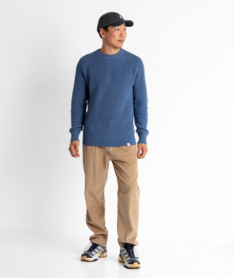 NOWADAYS Half Stitch Raglan Pullover Bla