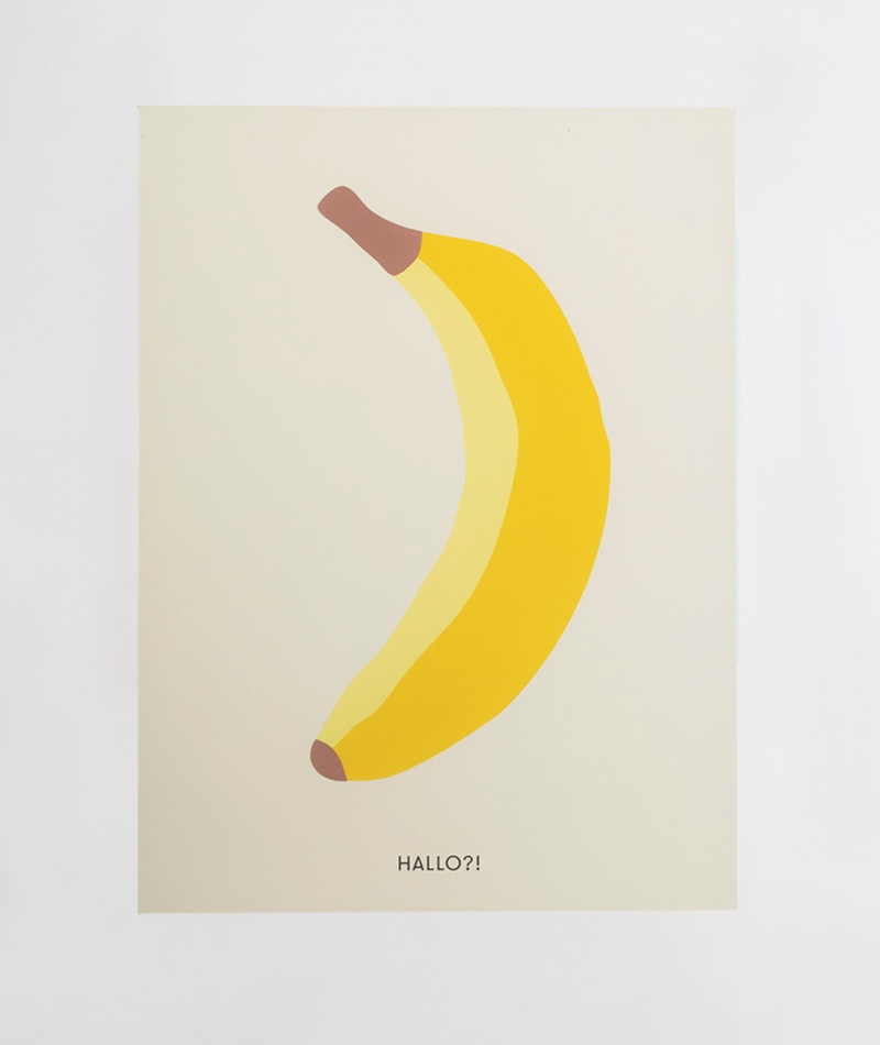 KAUF DICH GLÜCKLICH Poster Banana