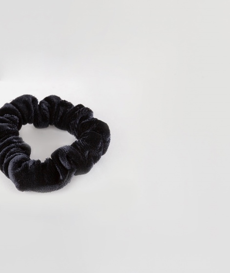 EBBA Scrunchie Velour Schwarz