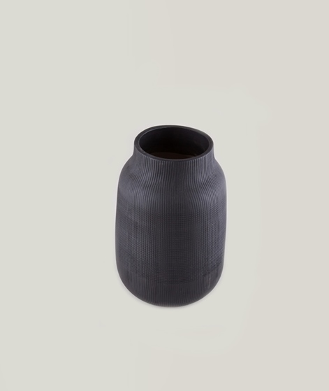 HOUSE DOCTOR Vase Groove black klein