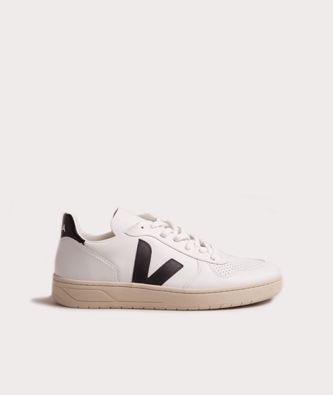 VEJA V-10 Leather Sneaker white black