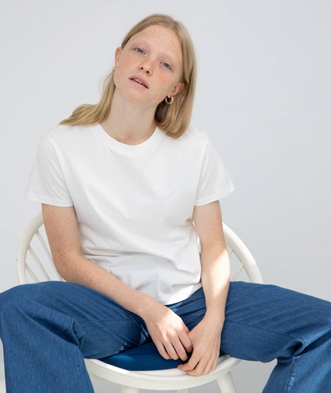 KAUF DICH GLÜCKLICH T-Shirt Weiß aus Bio-Baumwolle