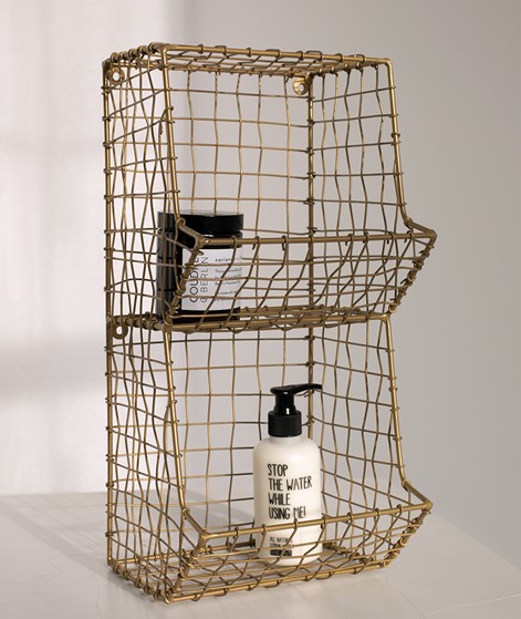 MADAM STOLTZ Wire Rack brass