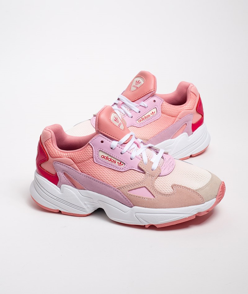 ADIDAS Falcon Sneaker ecru tint icey pinktrue pink Adidas Falcon W Ecru Tint Icey Pink True Pink:
