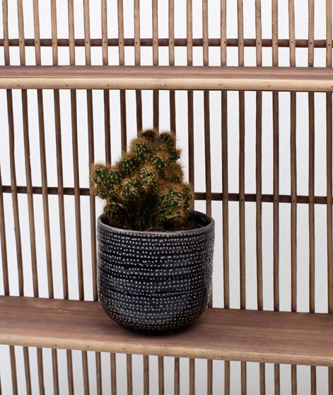 MADAM STOLTZ Round Bamboo Shelf