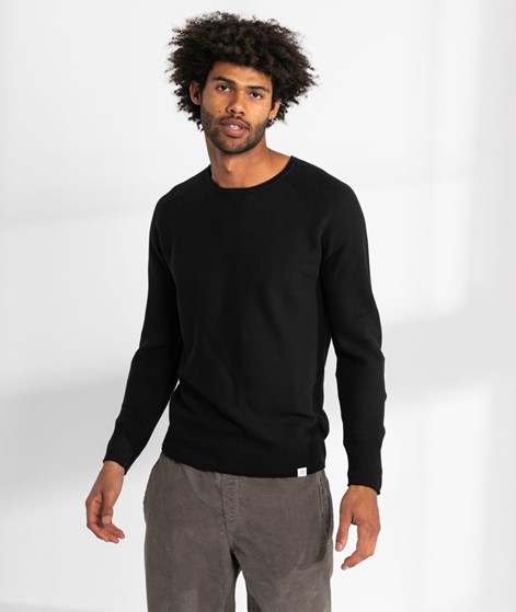 NOWADAYS Honeycomb Pullover Schwarz