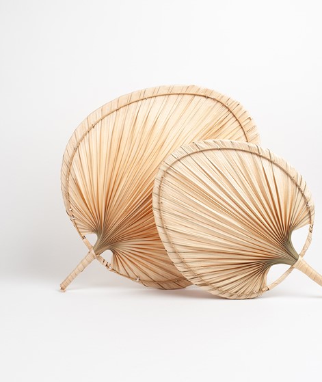 MADAM STOLTZ Palm Leaf Fcher natural