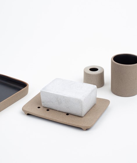 FERM LIVING Soap Tray black