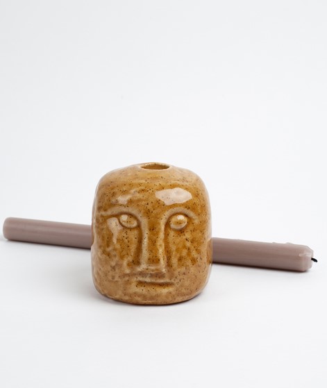MADAM STOLTZ Candle Holder with face