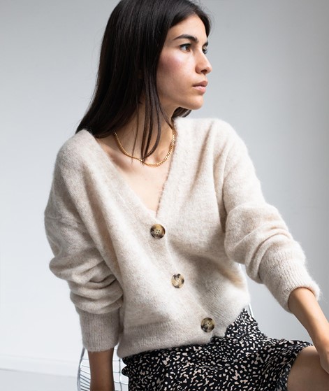 KAUF DICH GLCKLICH Cardigan creme wei