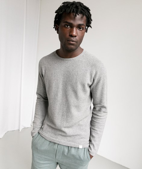 NOWADAYS Honeycomb Pullover Medium Grey
