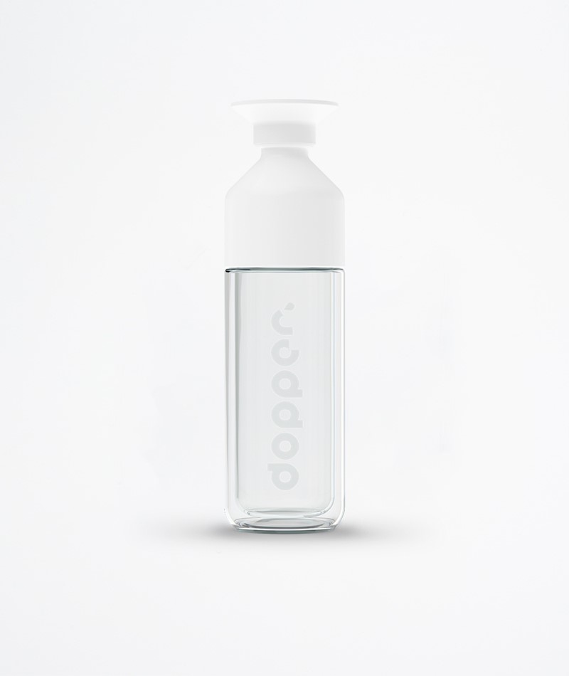 DOPPER Glas Insulated Trinkflasche 450ml