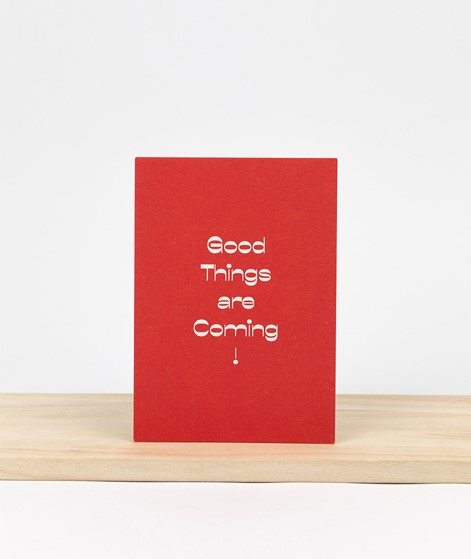 KAUF DICH GLCKLICH Postkarte Good Things Are Coming