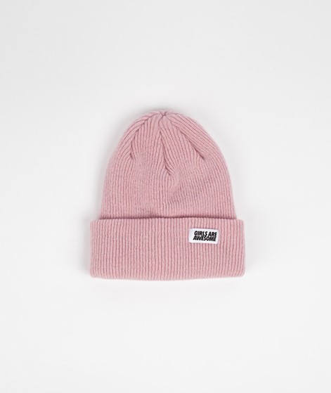 GIRLS ARE AWESOME Classic Beanie rosa