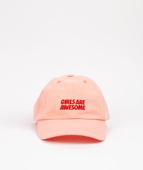 GIRLS ARE AWESOME Logo Dad Cap rosa