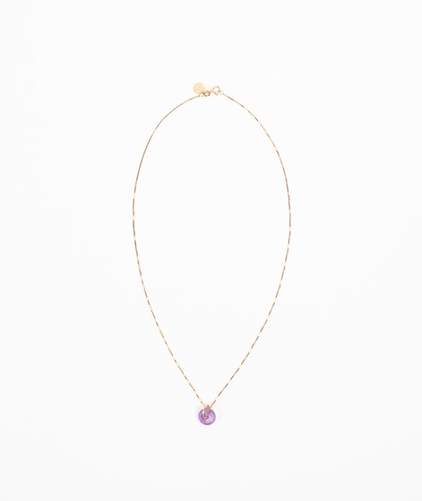 TOODREAMY Birthstone Kette Februar gold