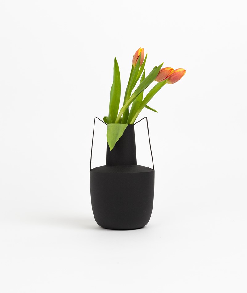 BLOOMINGVILLE Vase schwarz