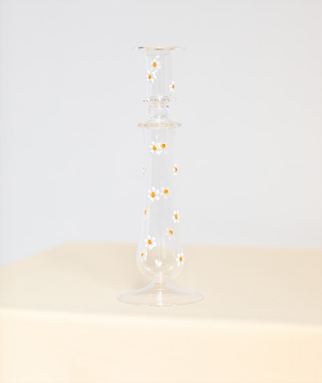 ANNA + NINA Daisy Kerzenhalter glas