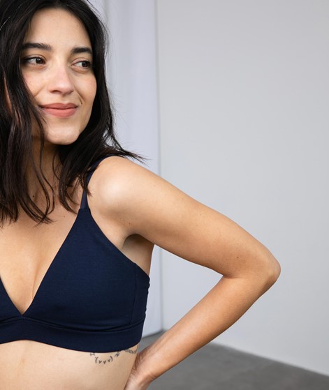ORGANIC BASICS Cotton Triangle Bra