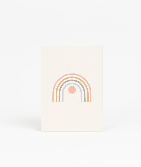 KAUF DICH GLCKLICH Postkarte Regenbogen