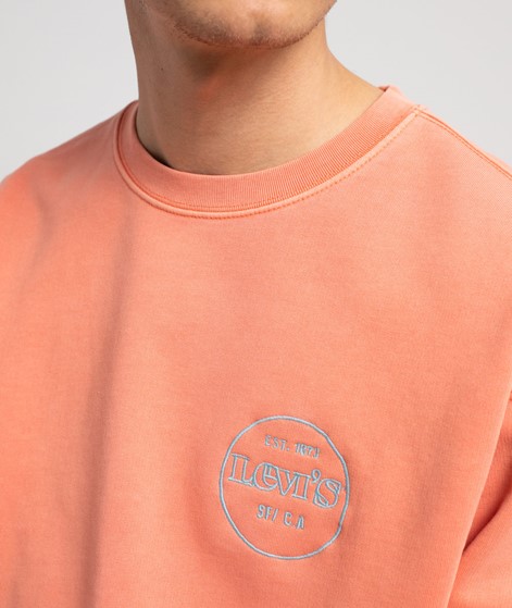 LEVIS Relaxed T2 Graphic Sweater orange