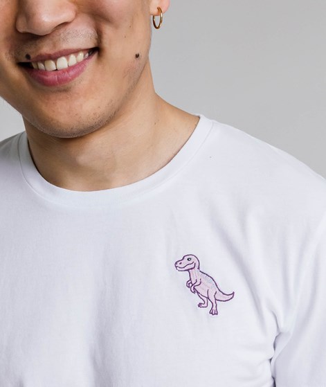 KAUF DICH GLCKLICH T-Shirt Dino Wei aus Bio-Baumwolle