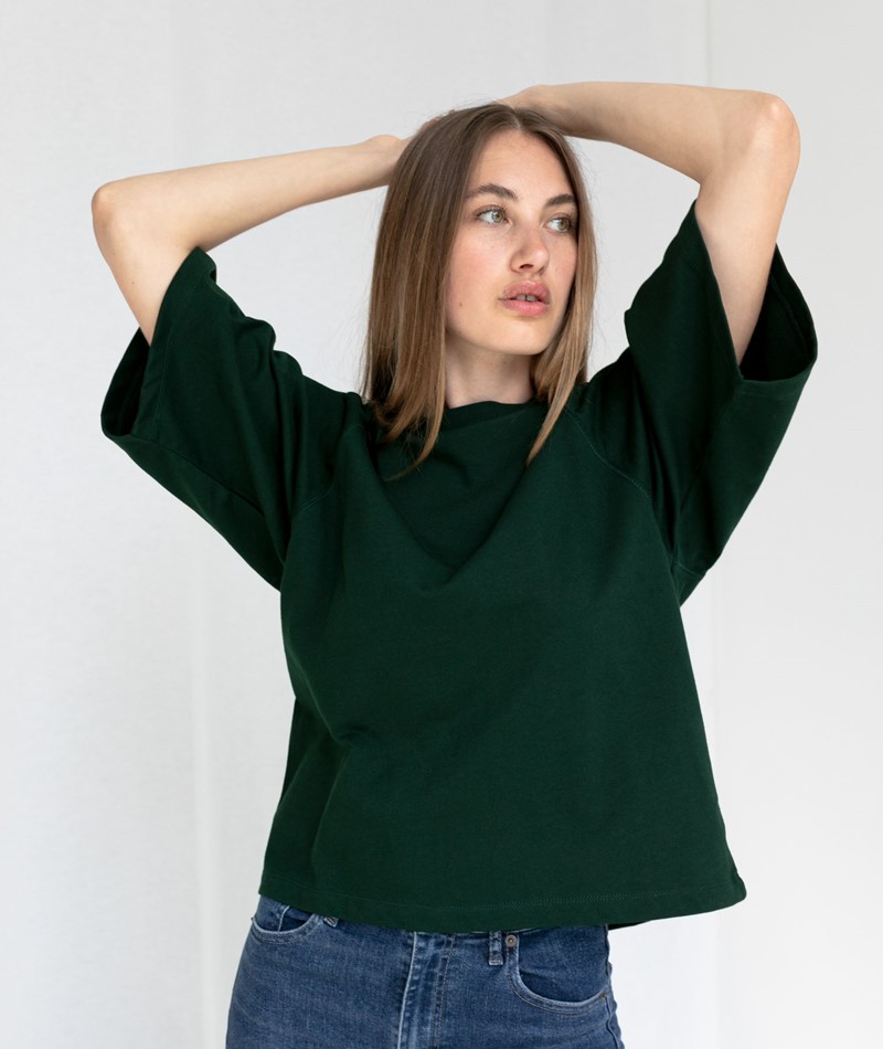 MADS NORGAARD Trista T-Shirt grün