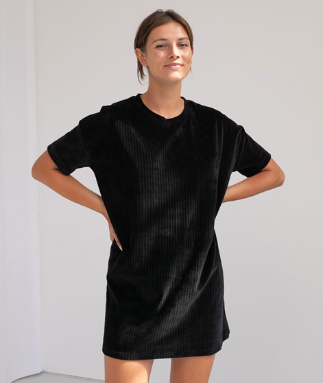 KAUF DICH GLÜCKLICH Kleid schwarz aus Bio-Baumwolle
