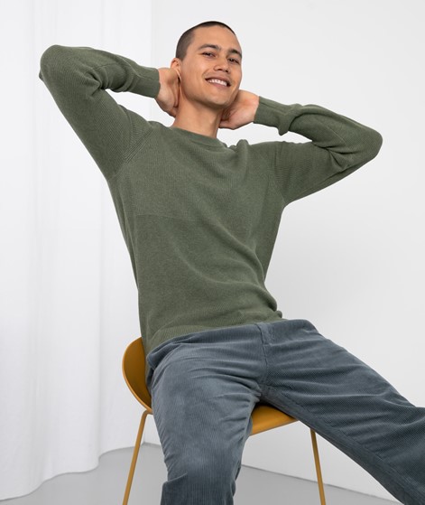 NOWADAYS Multi Structure Pullover grn