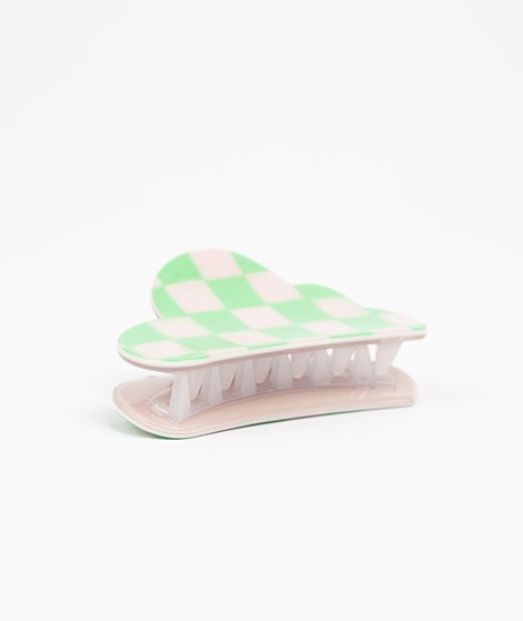 EBBA Hairclip check rosa grn