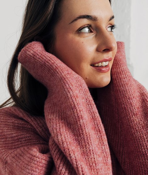 KAUF DICH GLCKLICH Strickpullover rosa